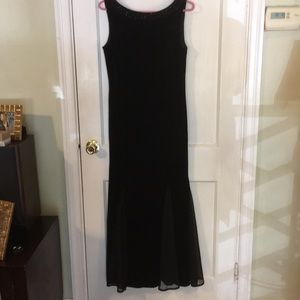 Jessica Howard Velvet Mermaid Style Gown